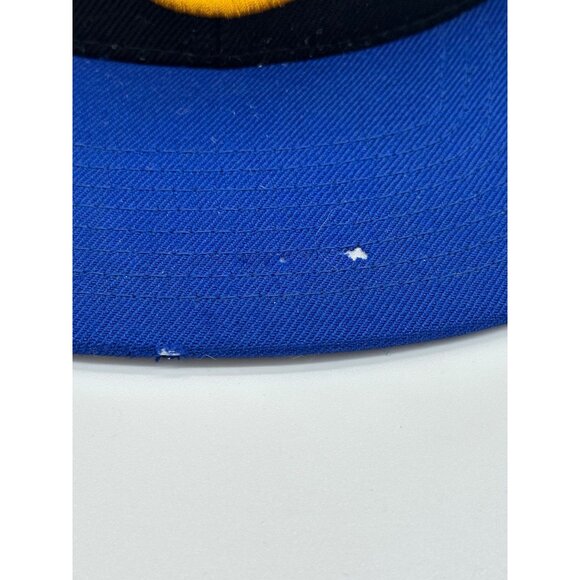 Golden State Warriors Mitchell & Ness Fitted Cap Size 7 Black Blue Gold NBA READ - Picture 6 of 6